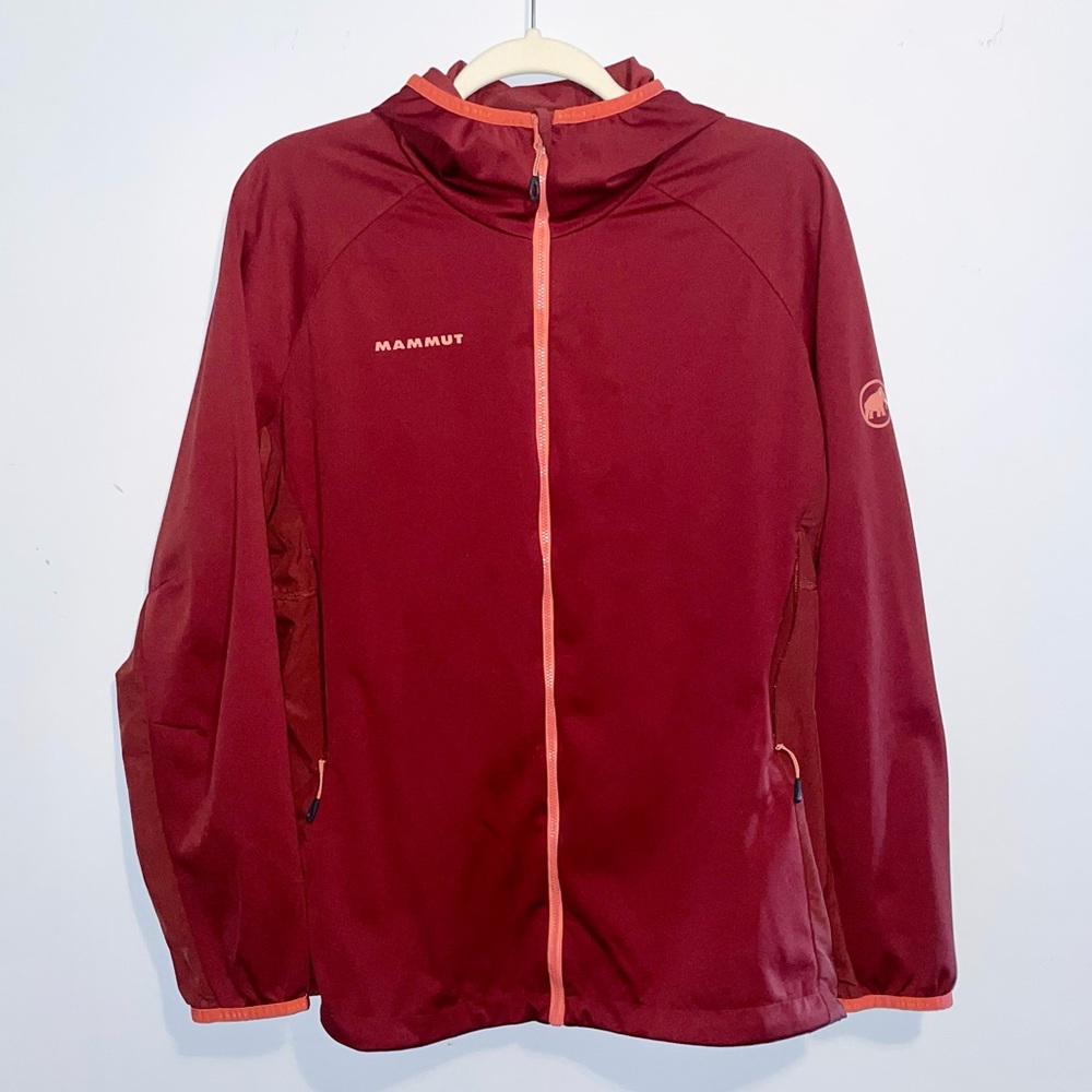 Mammut Madris Hooded Jacket Women's Size Large Highway Lightweight Mid Layer Zip
